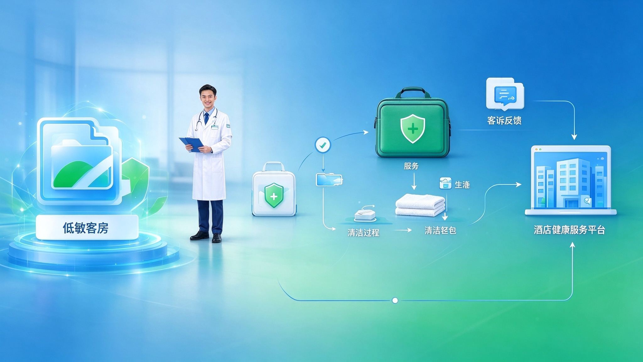 低敏房型标签与完整服务体系