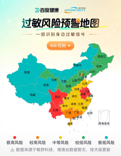 百度健康-过敏预警